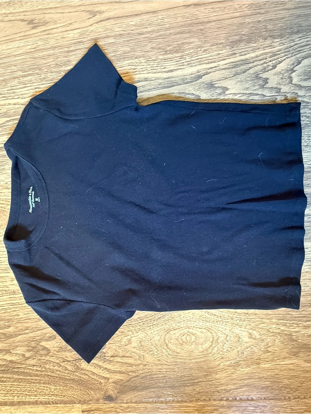 Abercrombie & Fitch Black Women Crew Neck
